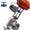 Buy cheap Electric And Pneumatic Operated Angle Type Control Valve , Single Seat from wholesalers