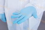 Rolled Cuff Ambidextrous Disposable Nitrile Gloves