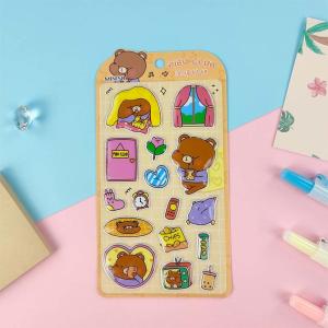 Quality Sponge 3D Cartoon Stickers Decorative 2.5mm Childrens Bedroom Wall Stickers wholesale