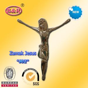 Quality Metal Jesus Size 12.5*15cm Zinc Alloy Cross And Crucifix Part For Funeral Ritual Or Church wholesale
