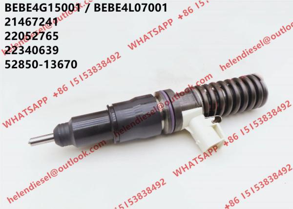Genuine unit injector BEBE4G15001, BEBE4L07001, 21467241 , 22052765 , 22340639 ,