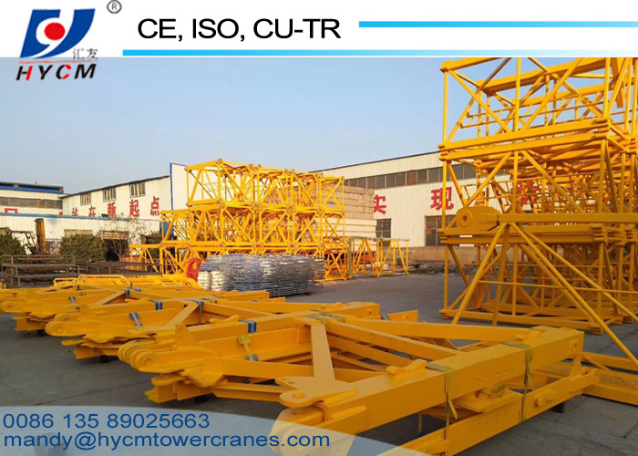 QTD500-25t Luffing Jib Tower Crane Jib Crane Price Applied to Bridge and Subway Construction