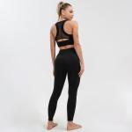 Gym Clothes 210gsm Women'S Workout Sets 2 Piece Outfits High Waisted Pocket