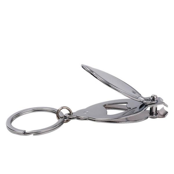 Sublimation Blanks Sublimation Nail Clipper Keychain DIY Stainless Steel Nail