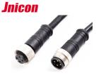 4 Pin Waterproof Male Female Connectors Electrical Metal Locking Ring
