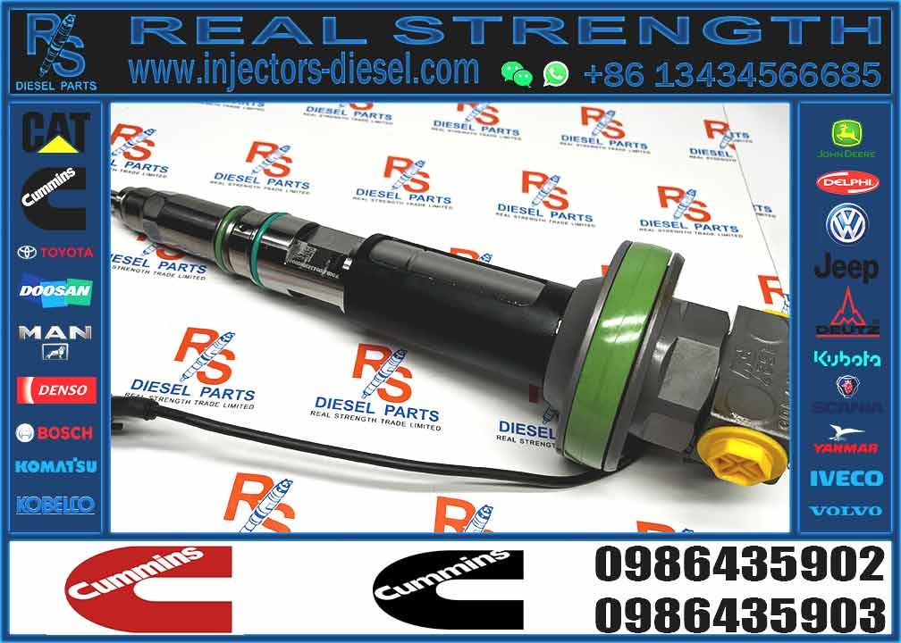 Quality Goods Auto Parts Cumminns QSK19 QSK38 QSK50 QSK60 Engine Diesel Fuel Injector 0986435902 0986435901 F00BJ00006