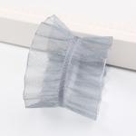 25mm|38mm Wrinkle Edge Polyester Organza Ribbon for DIY Hair Ribbon Bow