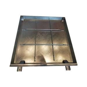 Quality OEM Recessed Manhole Cover 600*600~800*800 CO Black EVA Straps Inside wholesale