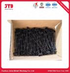 Black Metal Beam Hook Double Line Gondola Shelving Parts 250mm 300mm 350mm