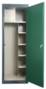 Quality Single Door Versatile Cupboard Steel Storage Cabinet Metal Janitor Cabinet With Inner Safe Cabin wholesale