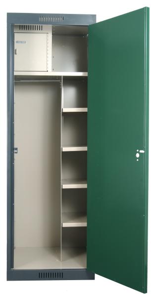 Single Door Versatile Cupboard Steel Storage Cabinet Metal Janitor Cabinet With