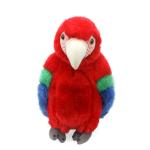 Polyester Fiber Stuffing Bright Red Macaw Stuffed Animal Gift For Kids plush
