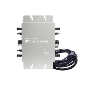 Quality 22VDC 50VDC Solar Micro Inverter 1200w Cable Aluminum Alloy Silver Waterproof wholesale