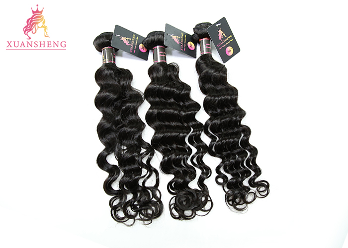 Loose Wave Brazilian Remy Human Hair Extensions / Brazilian Virgin Hair