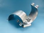 Stainless Steel Diameter 15mm Pipe Clamps With Welded Ear Plates