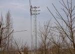 Hot Dip Galvanization Tubular Steel Tower For Power Transmission / Distribution