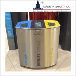 ISO14001 Community Rectangular Outdoor Trash Cans