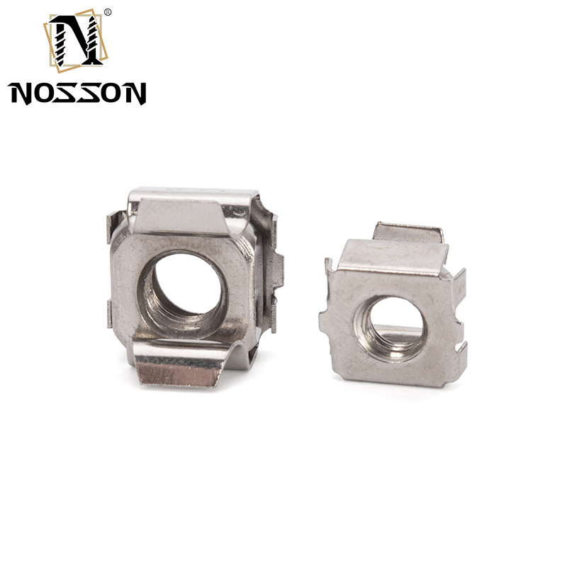 JIS Standard Metric Cage Nut M4 M5 M6 M8 Stainless Steel Carbon Steel With Zinc Plated for Plain Finish and Metric Measurement System