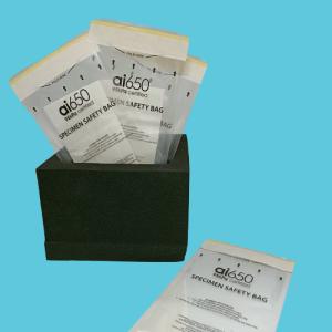 Quality 95kpa Medical Grade LDPE Medicine Specimen Bag Safety Sealing Waterproof Packing Zip Lock Drug Sample Biohazard Package wholesale