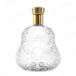High End Flat 700ml 750ml Glass Bottle Custom Size Accepted Industrial Beverage