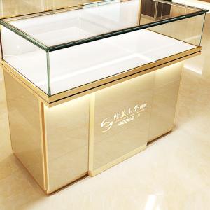 Quality Glass Custom Retail Display Cases Shop Counter Jewellery Versatile Showroom wholesale