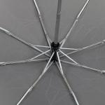 Grey Compact Auto Open Umbrella , Promotional Auto Open Auto Close Umbrella