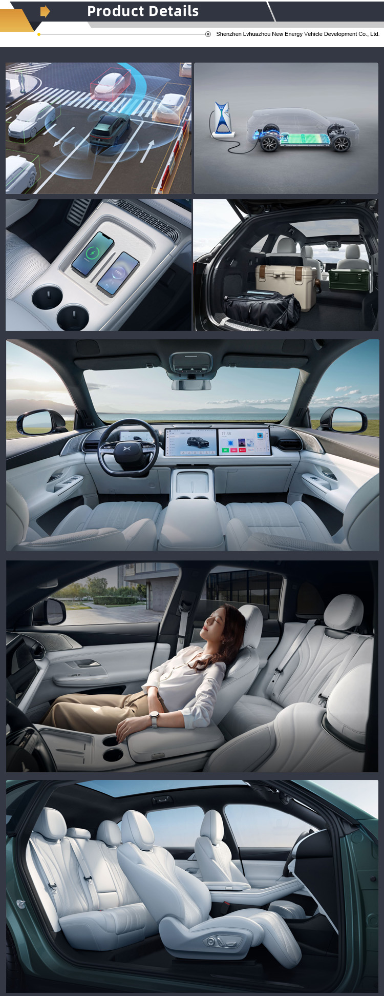 Xpeng G9 SUV 570 650 702km Plus Pro Max EV Electric Cars for and 2500-3000mm Wheelbase