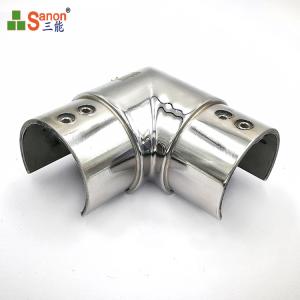 Quality Stainless Steel Customized Handrail Casting Slotted Pipe Connector Railing Fittings wholesale