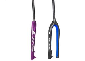 Quality T800 Carbon Fiber Road Bike Fork MTB Mountain Bicycle Hard Forks 29 Thru Axle wholesale