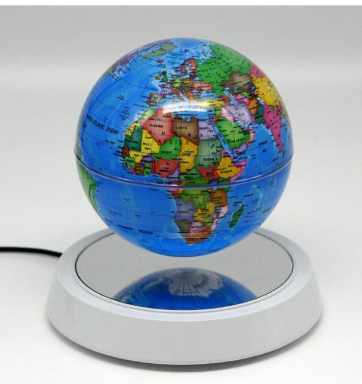 Magnetic Levitation Floating 6inch 7inch Globe World Map for Desk Decoration Birthday Gifts Home Decor