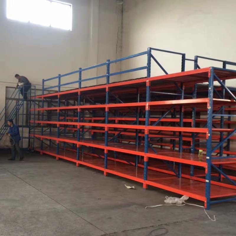Customized Heavy Duty Steel Attic Steel Platform With Multi Lever Layer Warehouse Storage Racks