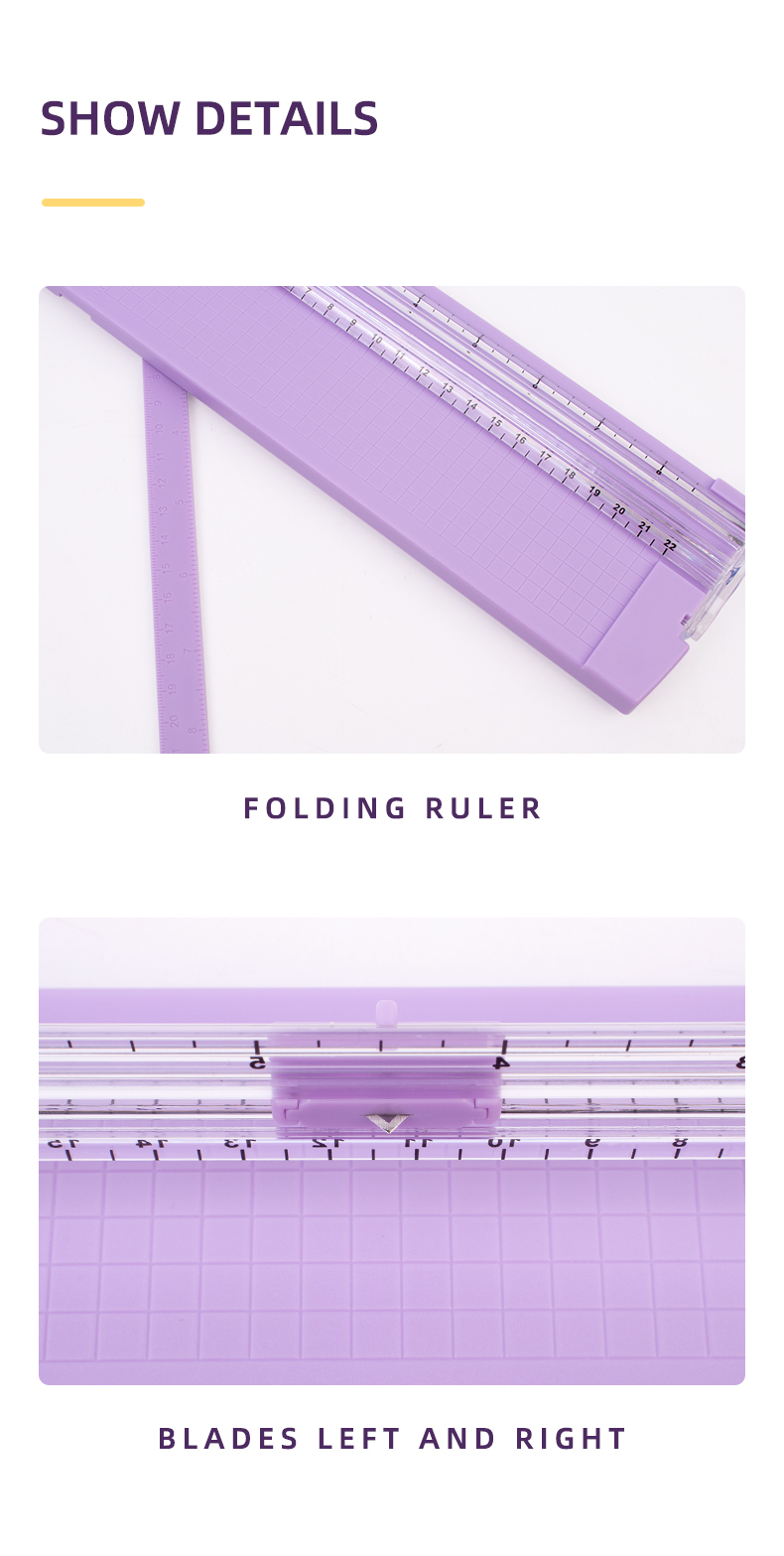 High Customization Metal Plastic A5 Paper Trimmer for 2022 Custom Cartoon Paper Cutter
