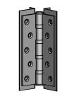 OEM Heavy Duty Gate Hinges Stainless Steel Aluminum For ToolBox