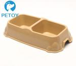 Biodegradable Bamboo Pet Bowl Fiber Dog Cat Food Bowls Water Feeding
