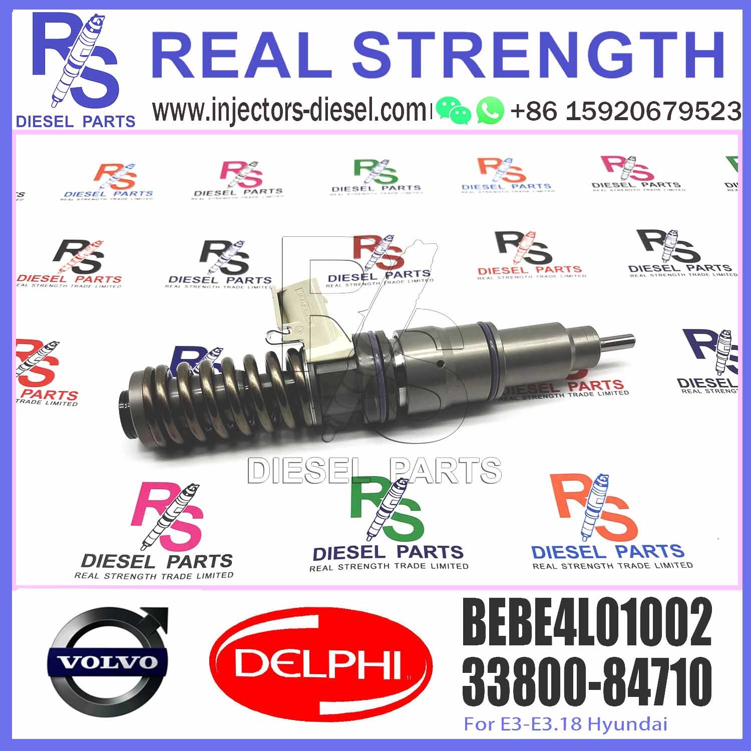 33800-84710 Diesel Engine Fuel Injector BEBE4L01002