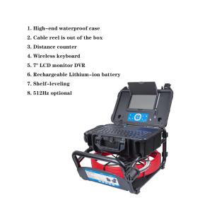Quality Weatherproof 23mm Head 120° Industrial Endoscope Camera With Keyboard wholesale