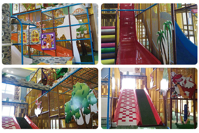 LLDPE Children'S Indoor Gym Equipment , Toddler Soft Play Area Ball Pool Slide