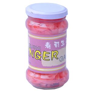 Quality 340g Chinese Sweet Pickled Ginger Slice White And Pink In Bottle wholesale
