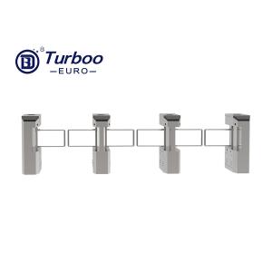 Quality 304 Stainless Steel Turnstiles 220V 50Hz 0.2 Second Security Swing Gate wholesale