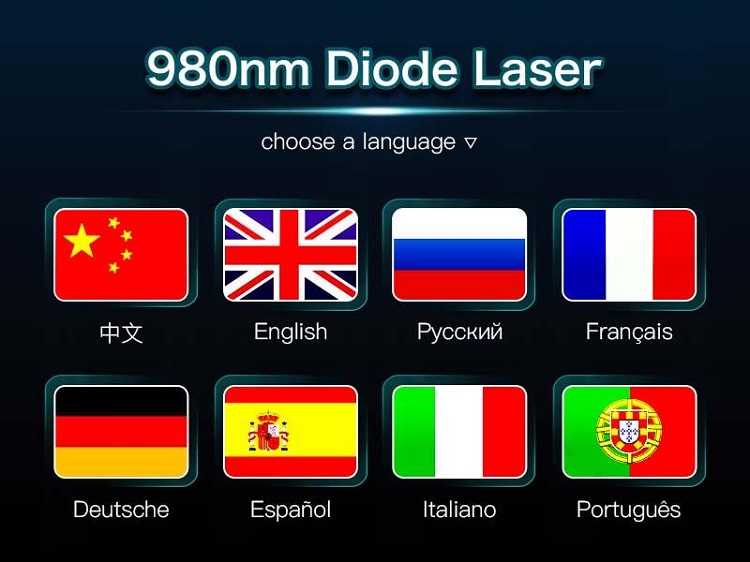 spider veins vascular vein removal nail fungus 980nm diode laser therapy machine for toe nail fungus treatment
