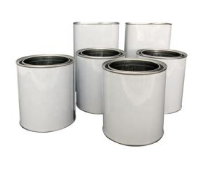Quality White 1L 4L Metal Paint Tin Cans For Chemical wholesale