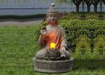 Living Room Sitting Buddha Water Fountain