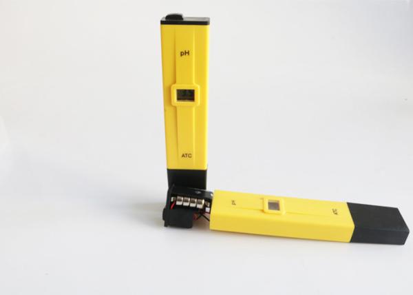 Yellow Glass Electrode Electronic PH Meter High Sensitivity Pen Type Alkaline
