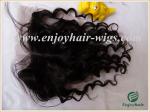 Lace top closure 4''x4'' ,malaysian virgin hair natural color deep wave 10''-24'
