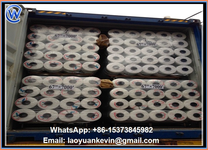 Hot Selling 100% HDPE 8.5gsm 1.22 x 3600m Straw hay bale net wrap with high quality