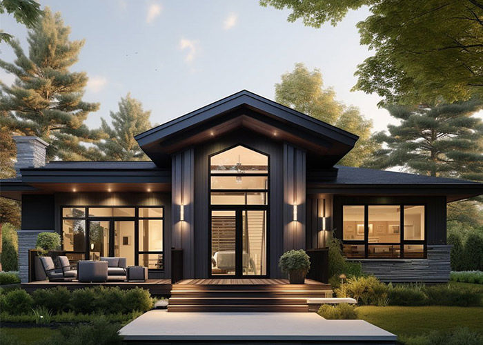 USA Modular Home Environmental Prefab House Light Stee House Villa Singel Family Homes