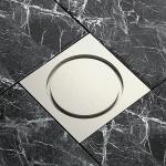 Dual Layer Concealed Floor Drain J6194-1052 Push Down Odor Resistant