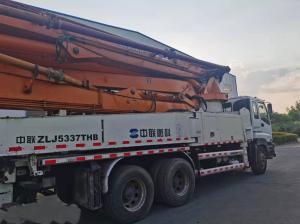 Quality Used 50 Tons Concrete Boom Pump Truck PLC Control System wholesale