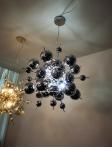Nordic Led Home Decoration Chandelier Modern Sea Urchin Dandelion Glass Ball