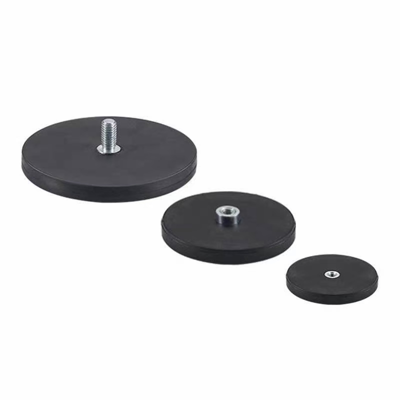 Strong Force Pot Rubber Coated Permanent Magnet for High Temperature Bending Processing
